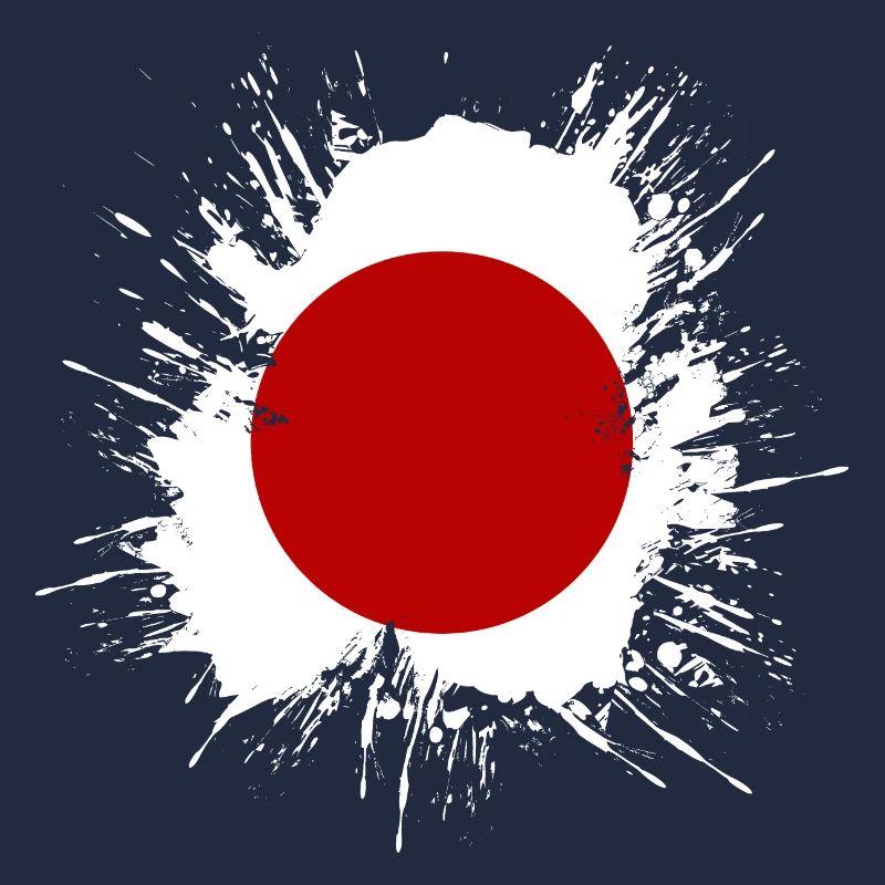 Drapeau du Japon utilisé Look Nihon drapeau japonais