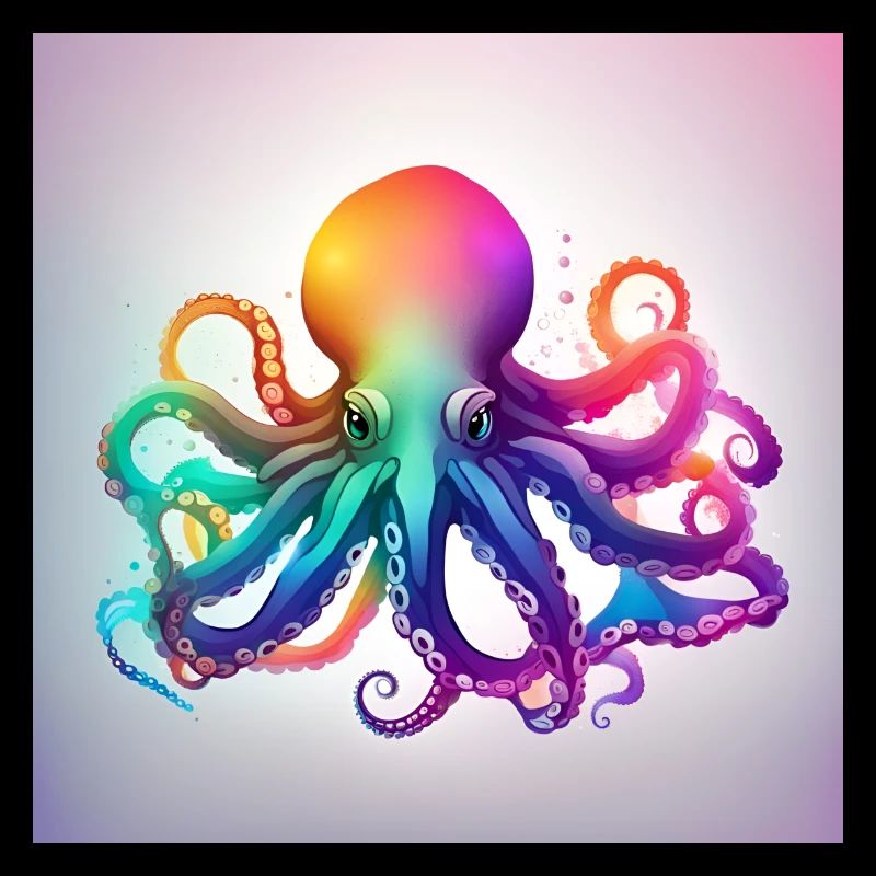 Octopus colored Nr.3