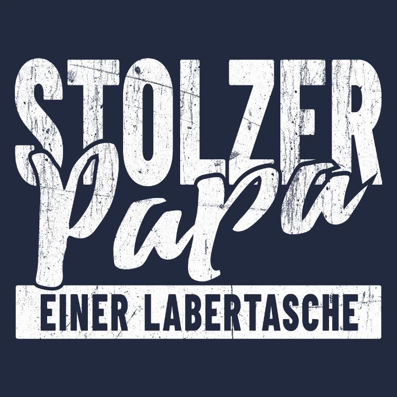Stolzer Papa einer Labertasche