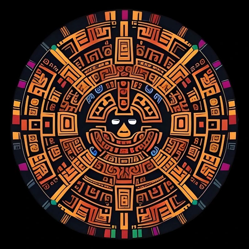 Maya-Indisches Azteken-Design