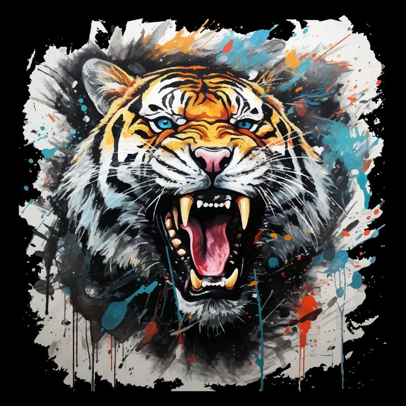 Tiger Design Tête de Tigre