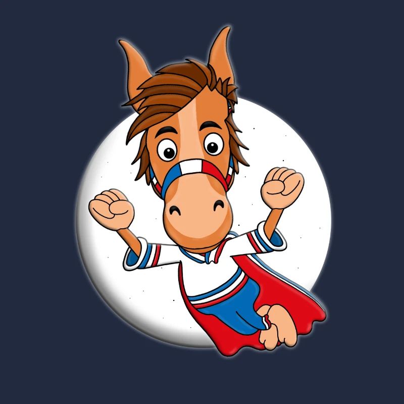 PFERD - SUPERHELD - MONDSCHEIN - HELD - PONY
