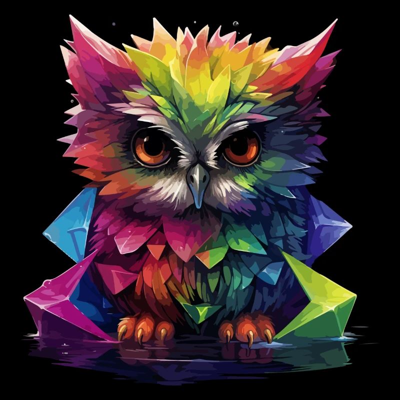 Regenbogen-Eule