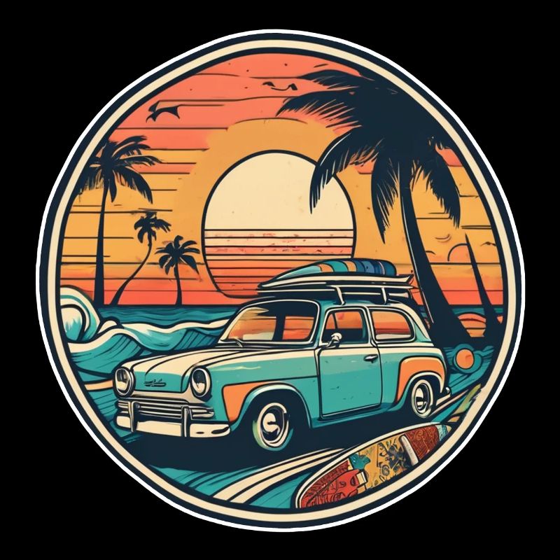 surf plage palmier soleil vacances