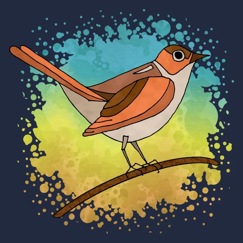 Bunter Vogel