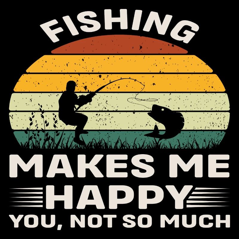 La pêche me rend heureux