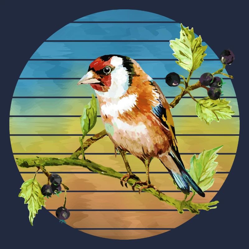 Bunter Vogel