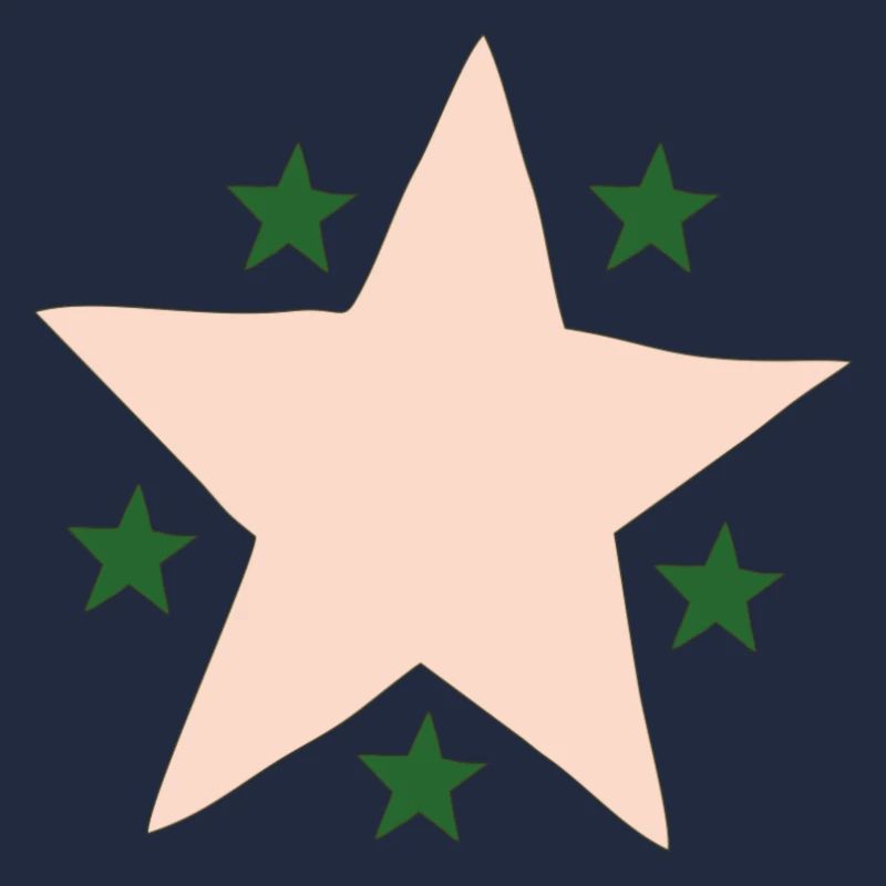 Étoile Rose Vert