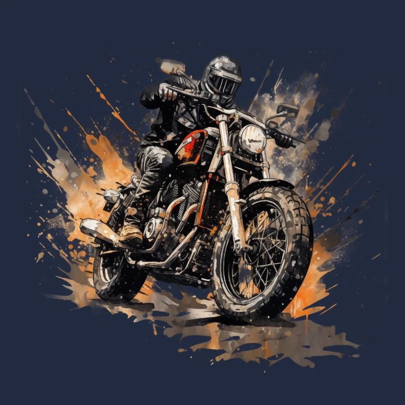 Unique motorcycle motifs for bikers