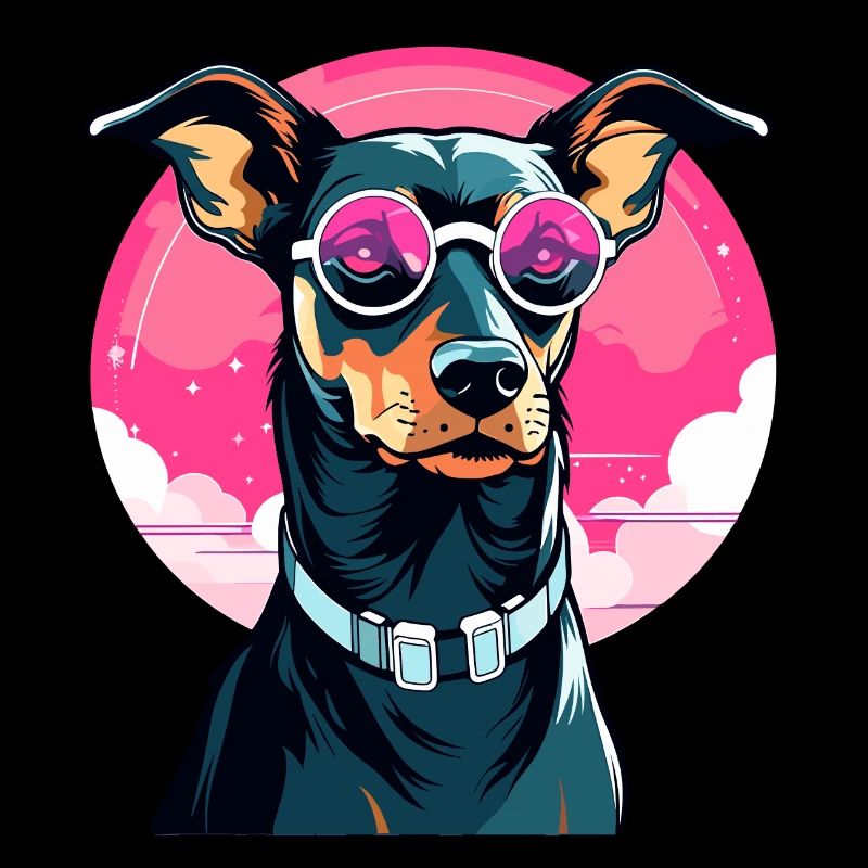 Doberman Dog Drawing