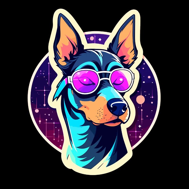 Doberman chien dessin