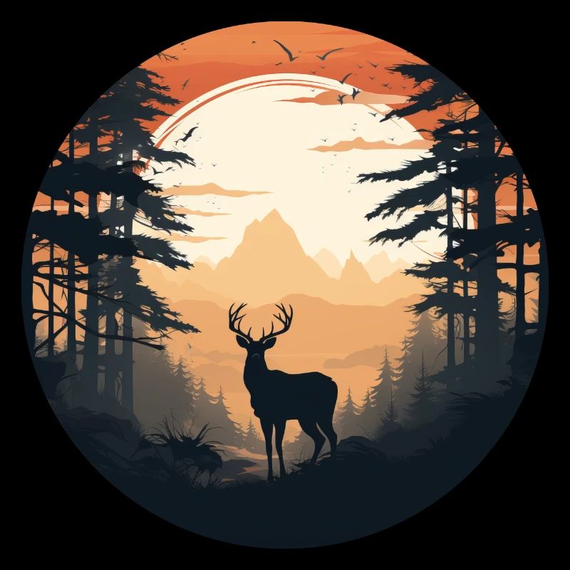 Morning forest