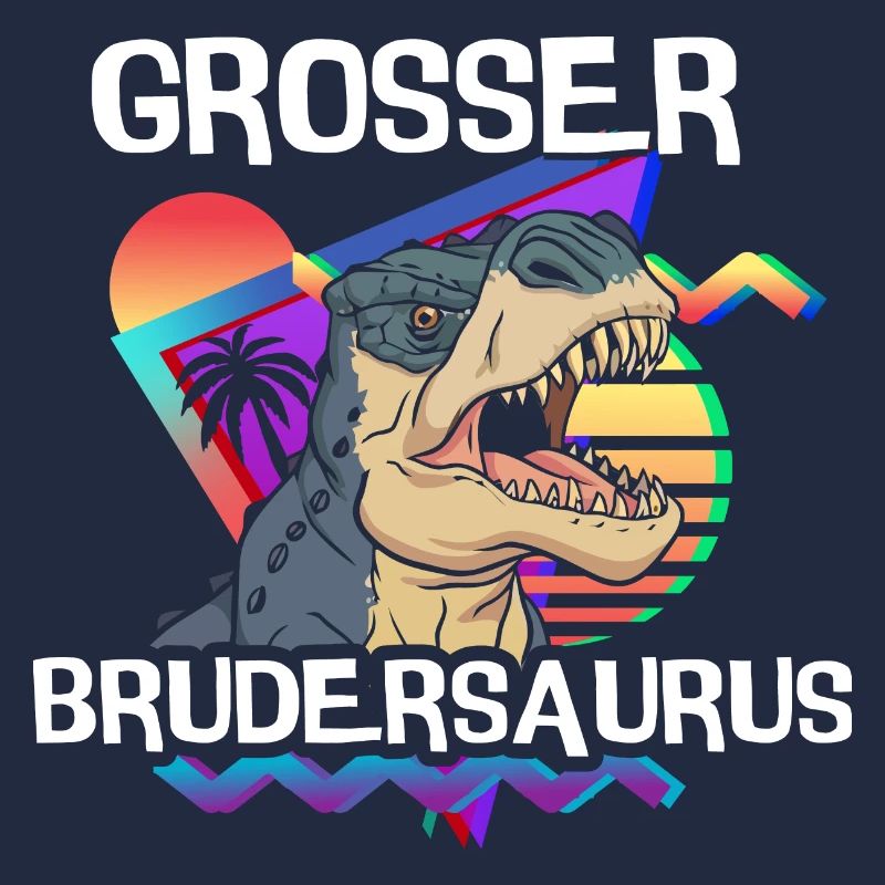 Großer Brudersaurus T-Rex Dino