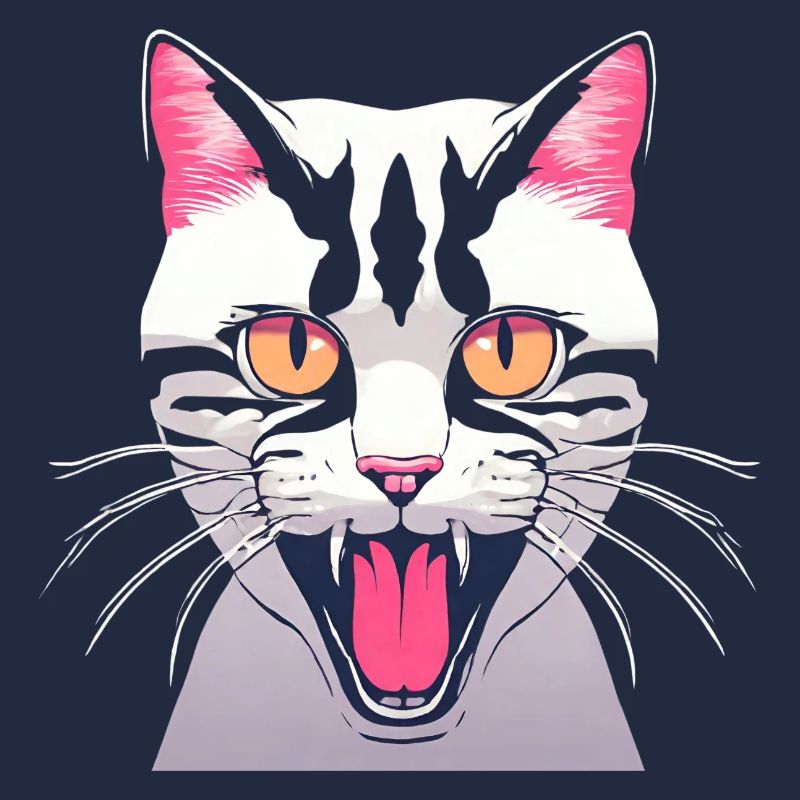 Chat en colère
