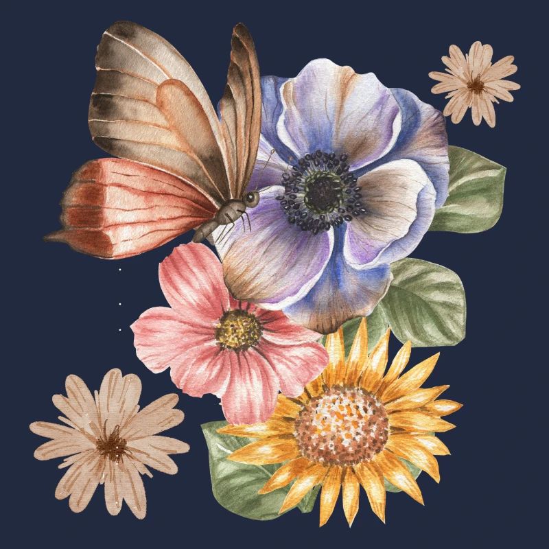 FLEURS & PAPILLON
