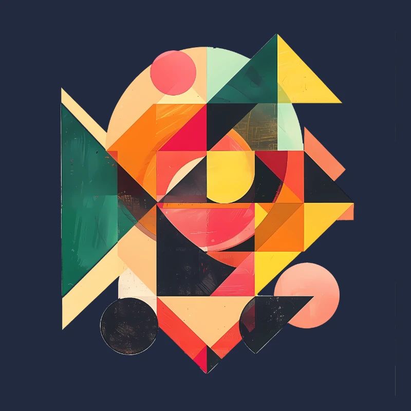 Cool Geometric 80s Motif