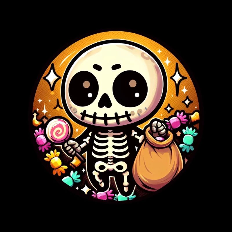 Halloween Skull Skelett