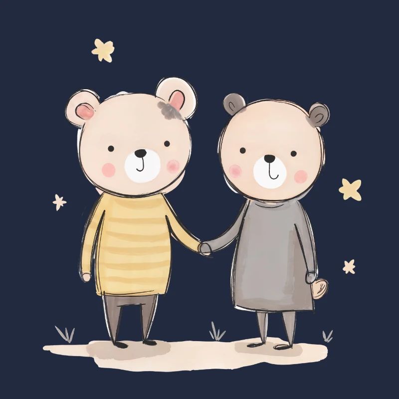 Paire d’ours