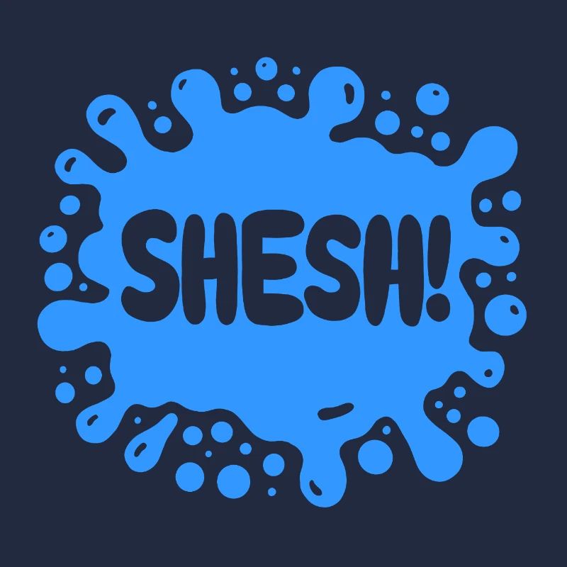 CHUT ! Blue Splat - Gen Alpha Phrase