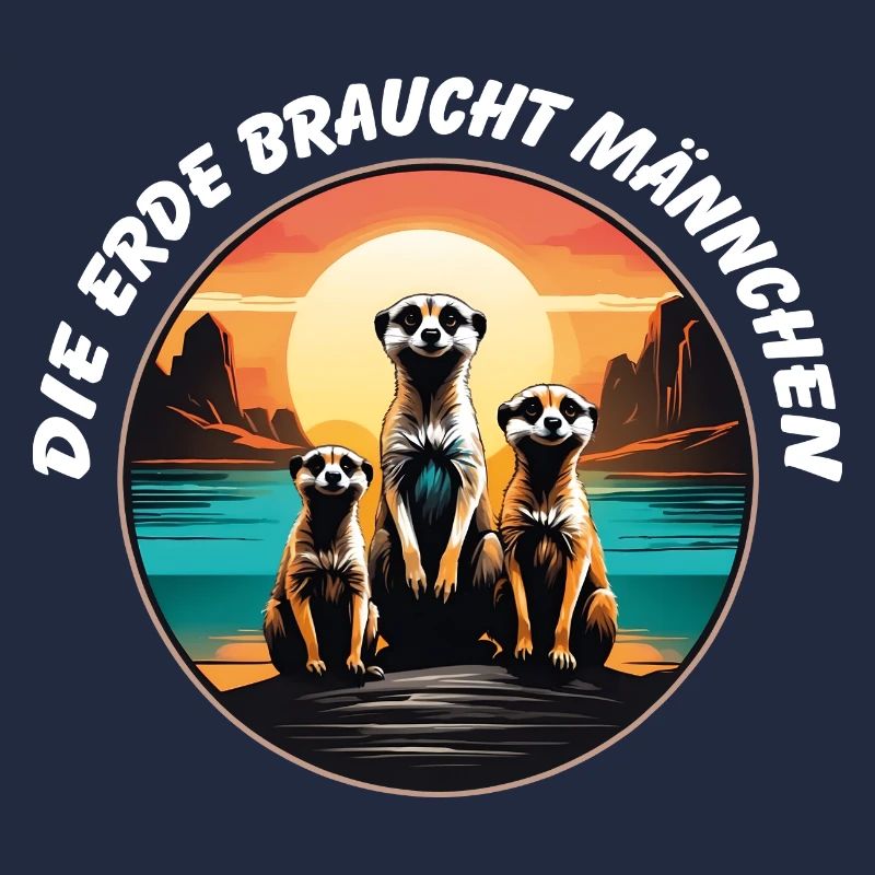 Coole Erdmännchen lustiger Erdmännchenspruch