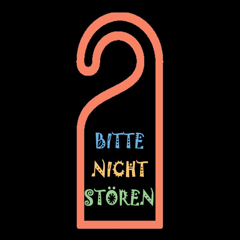 bitte nicht stören schild