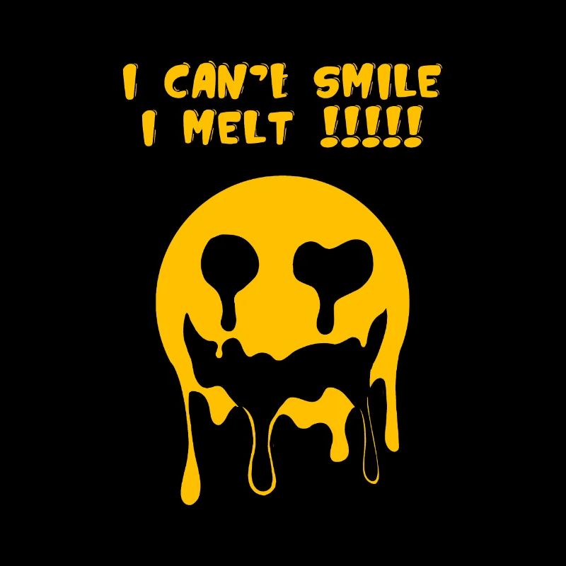 Smiling face that melts