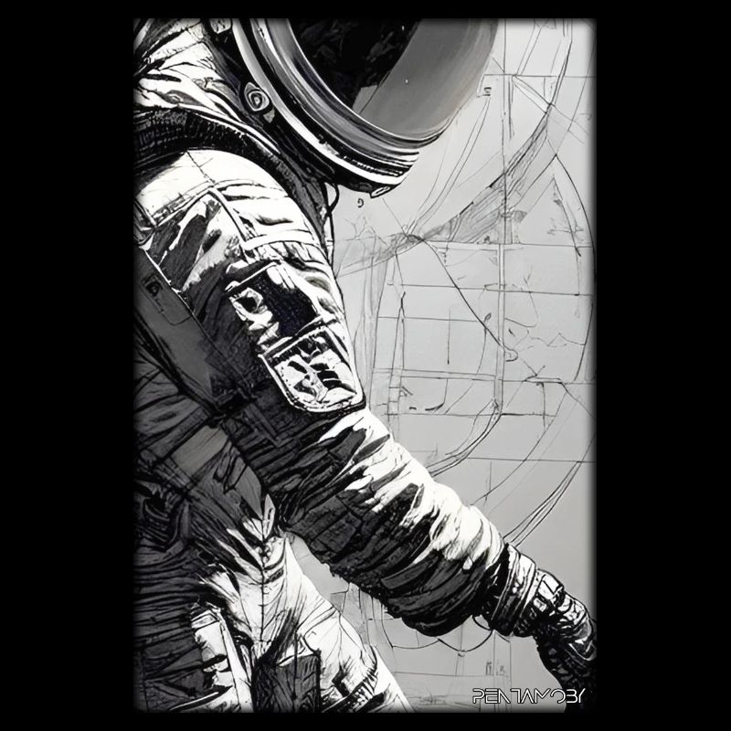 Technologie de science-fiction Astronaut Future