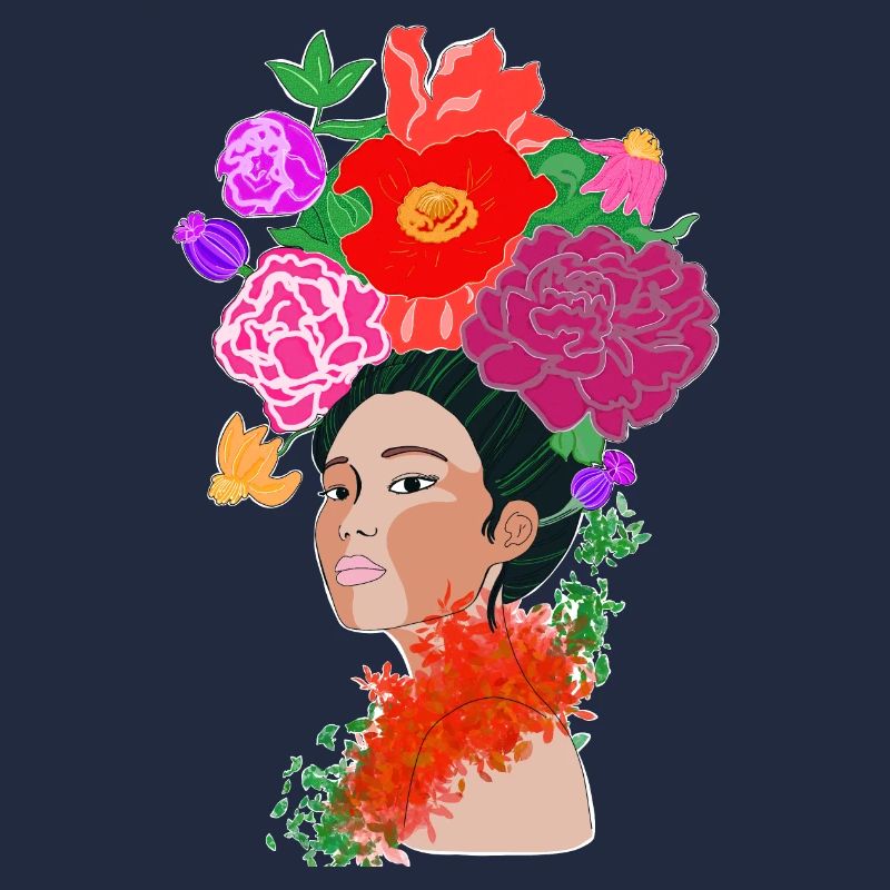 Femme fleur - Blumenmädchen