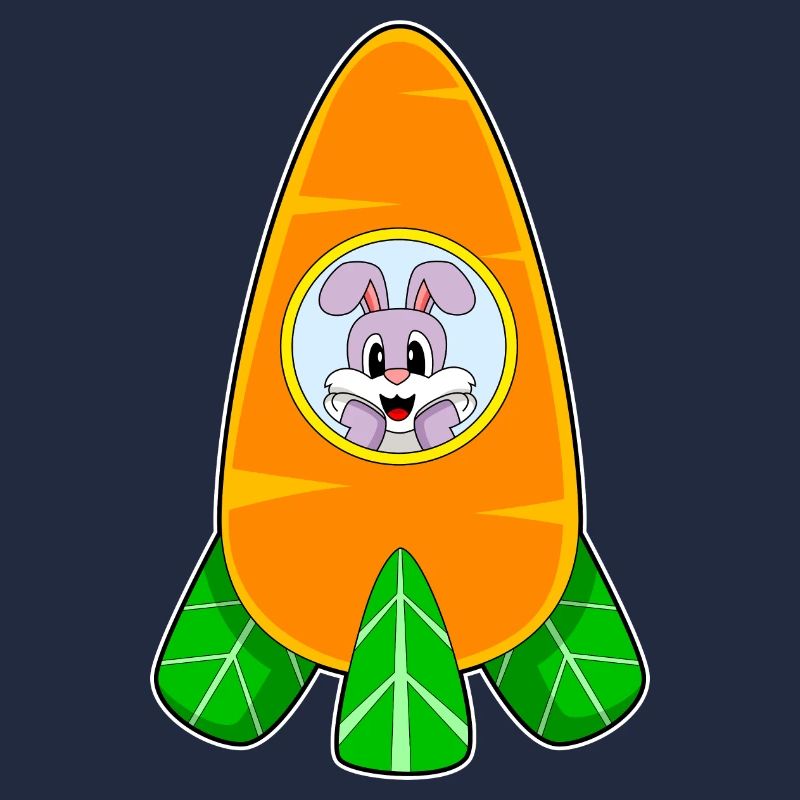 Lapin vaisseau spatial Espace