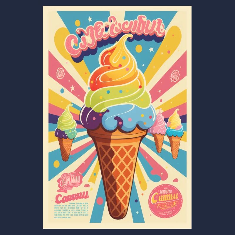 Eiscreme-Stil
