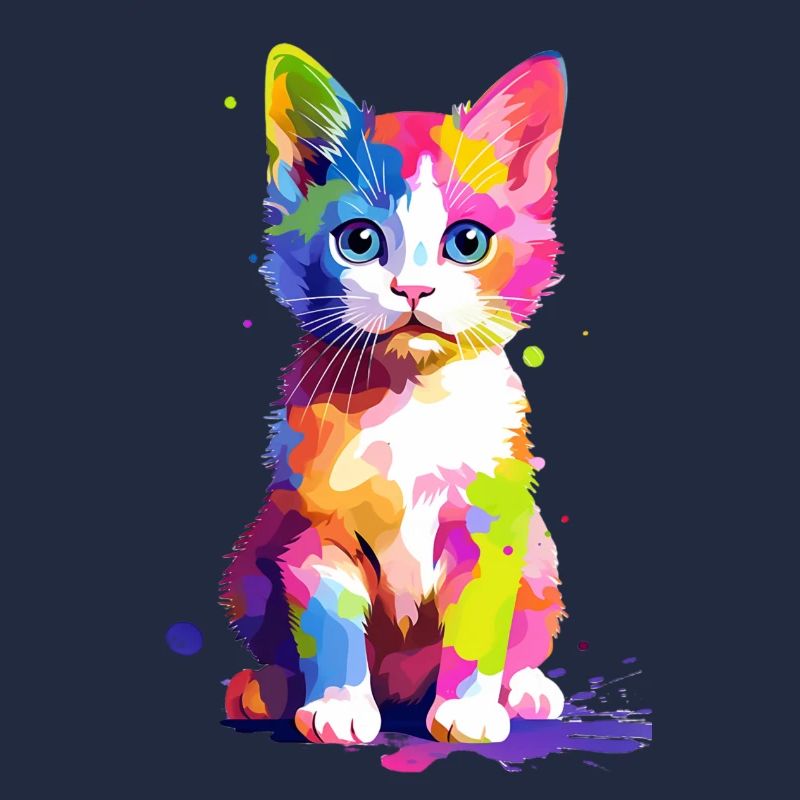 Niedliche bunte Katze