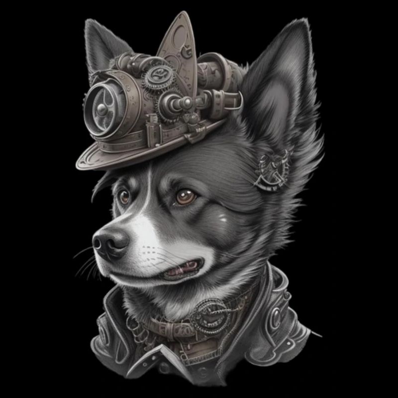 Steampunk Hund