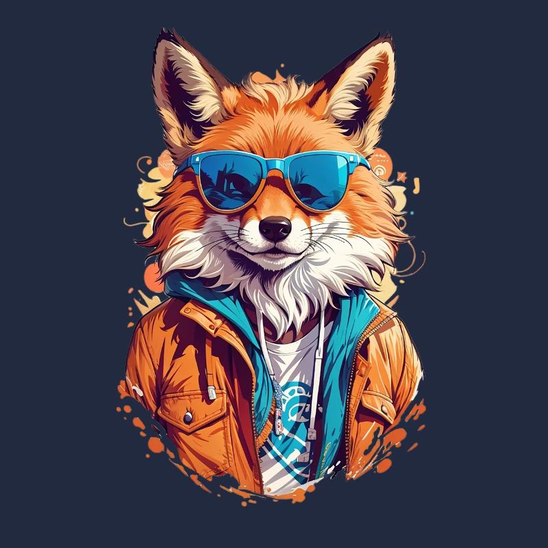Cool Red Fox in Sunglasses