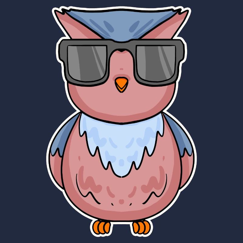 Eule mit Brille