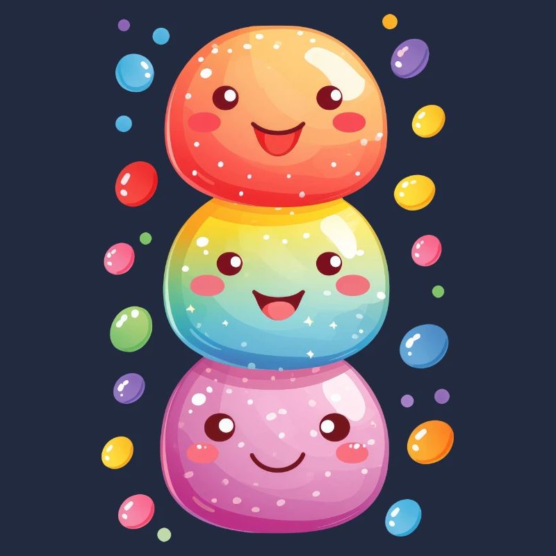 Carnival joy with confetti