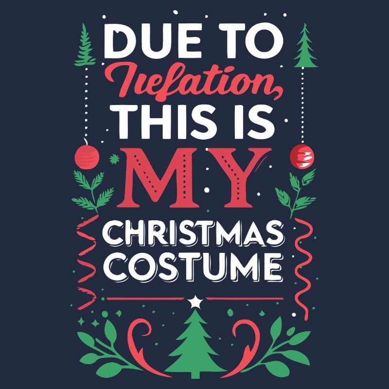 Inflation-Weihnachtskostüm