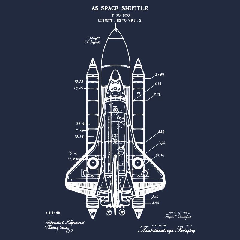 Space Shuttle Blueprint