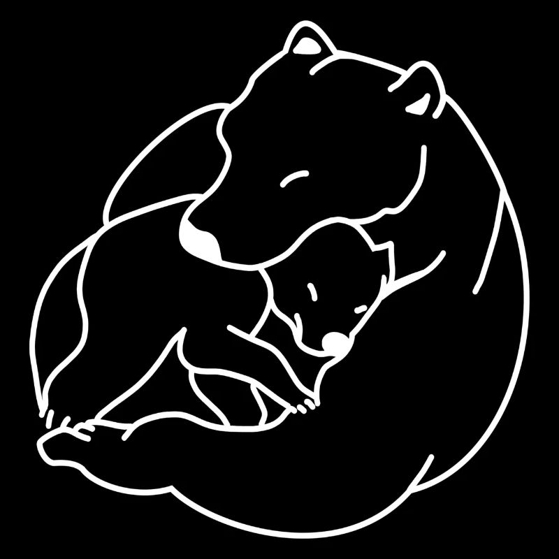 Eisbär Kind Kuscheln
