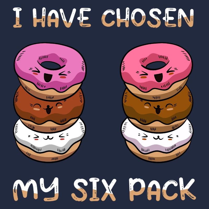 Donut Sixpack Donuts Witzig Lustig Spruch Geschenk