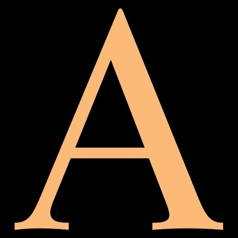 personalized letter A, birthday gift