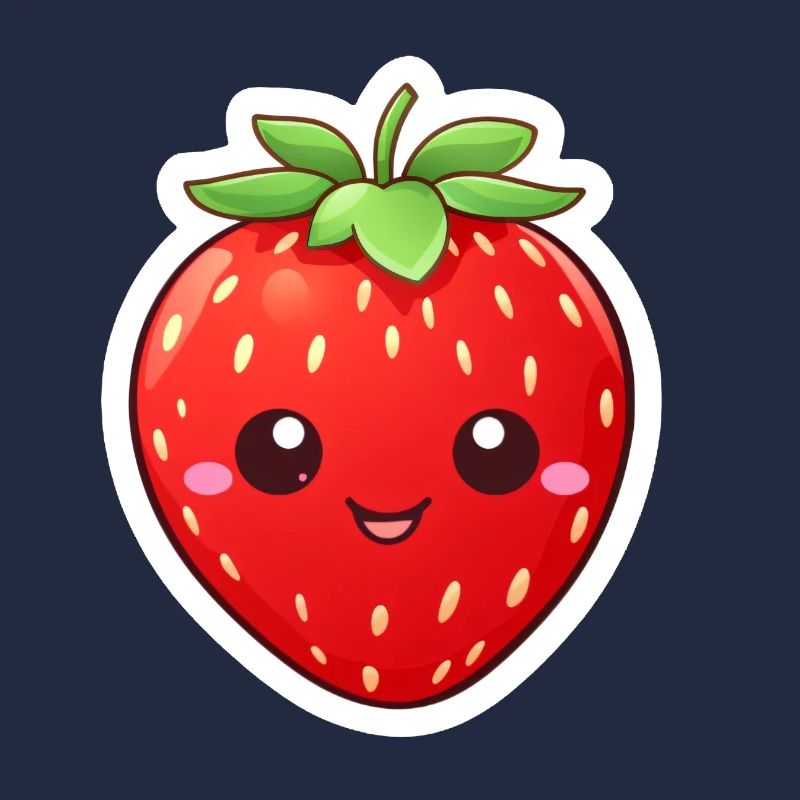 Erdbeere süß Kawaii