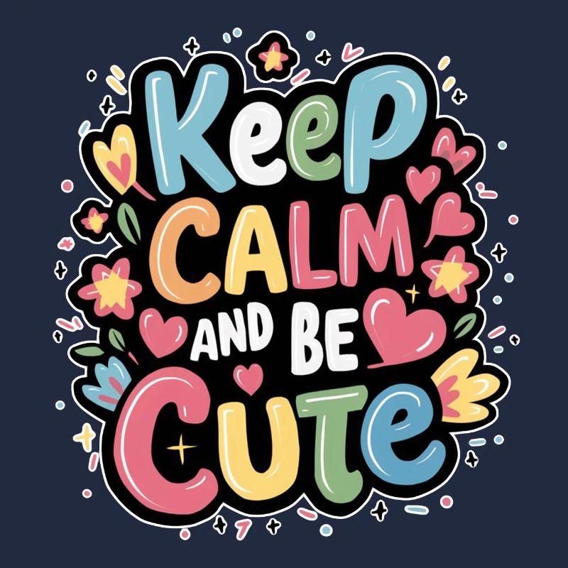 Keep calm and be cute