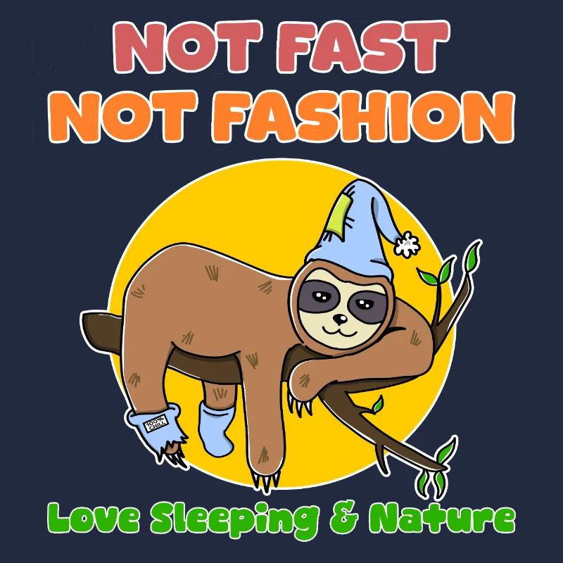 Lazy Sloth Cute Not Fast Nature Lover Sleeping