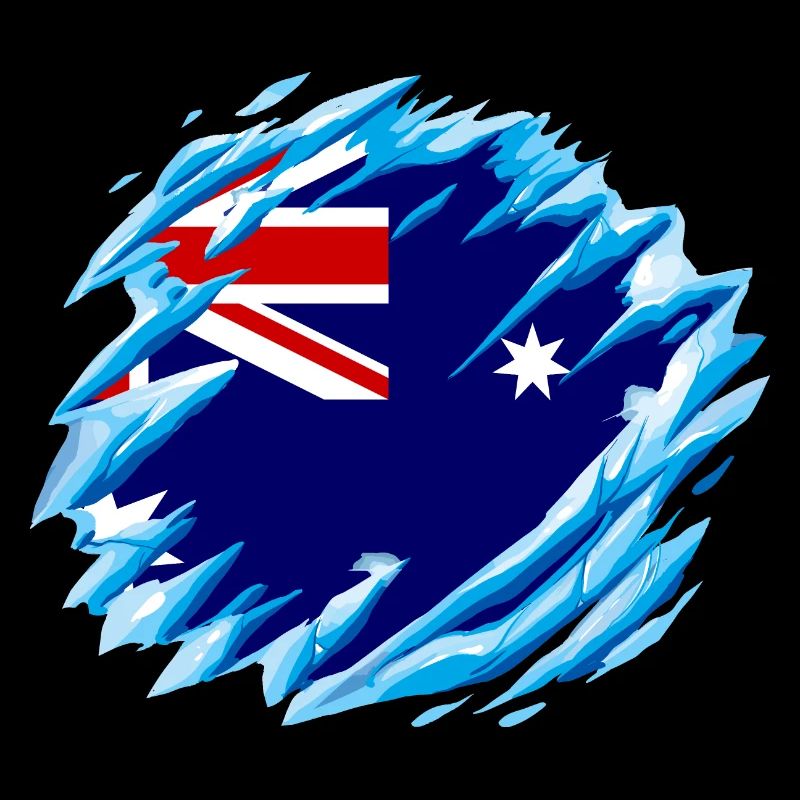 Drapeau de l’Australie sous le drapeau australien