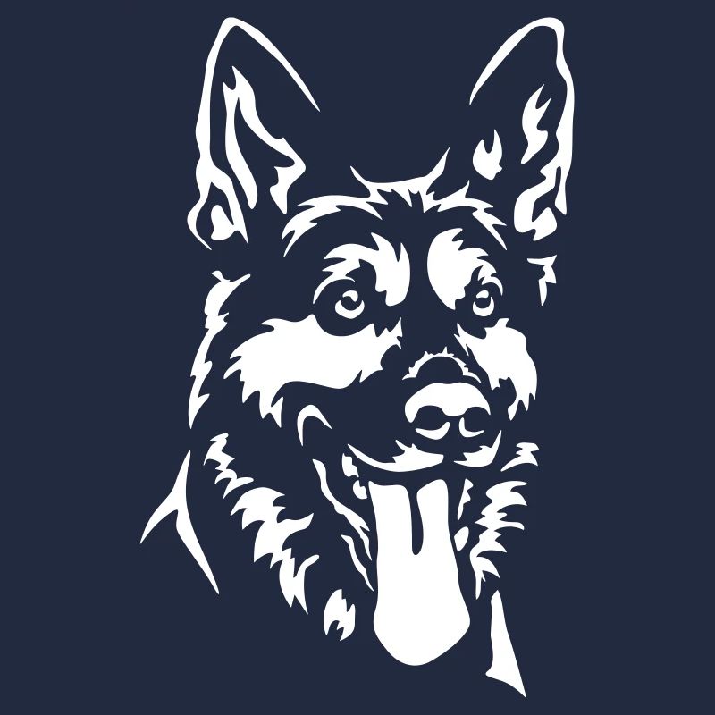 German Shepherd Head