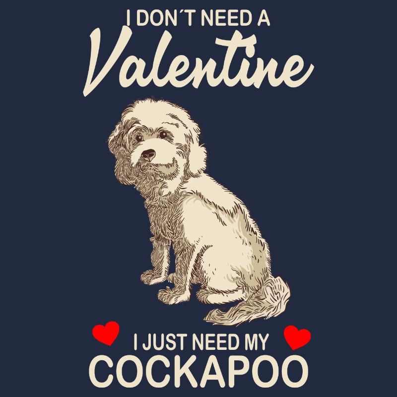 Cockapoo Chiens mignons | Cadeaux de la Saint-Valentin