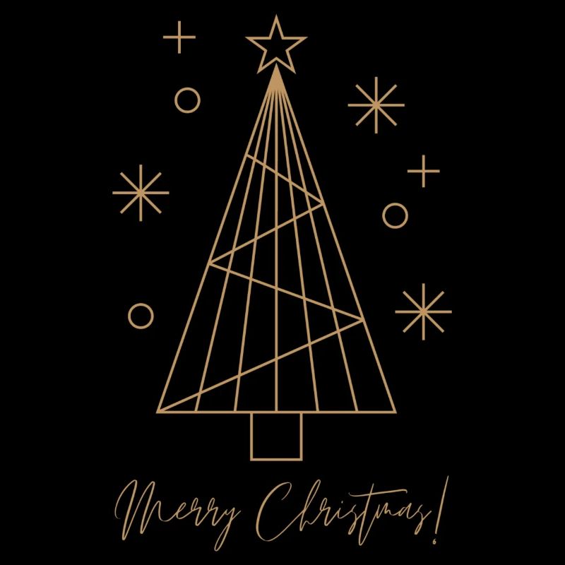 Joyeux design d’arbre de Noël