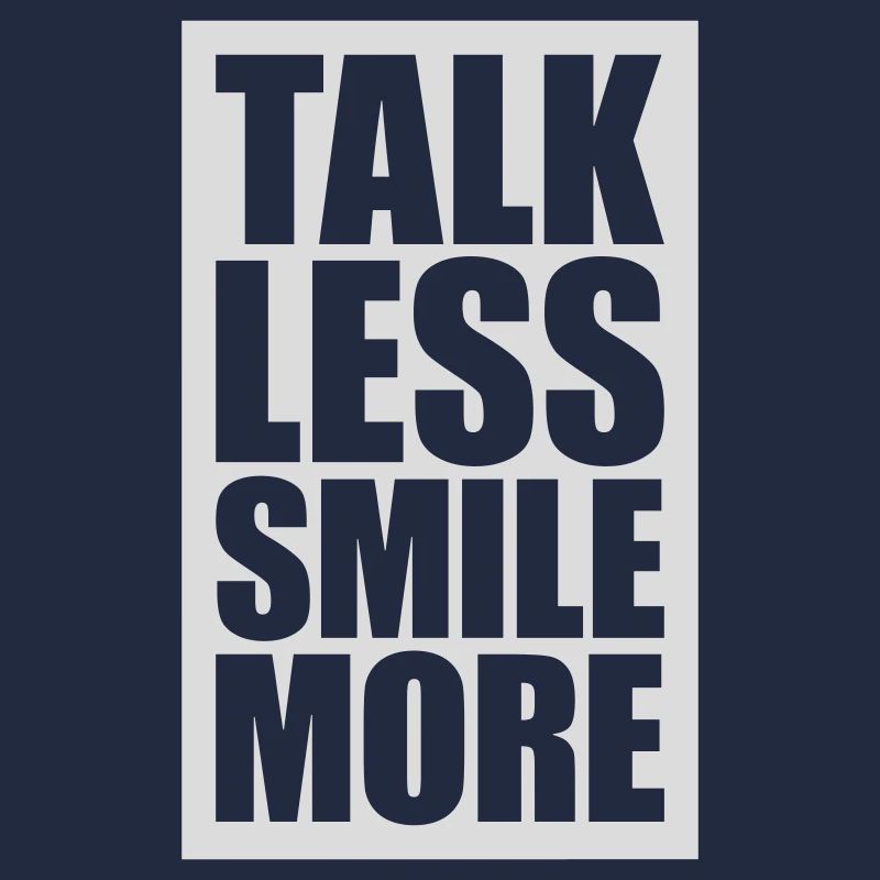 parler moins sourire plus