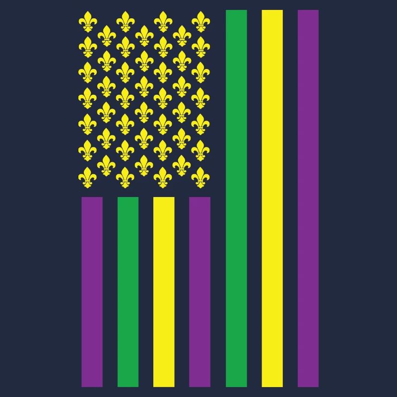 Mardi Gras Drapeau américain
