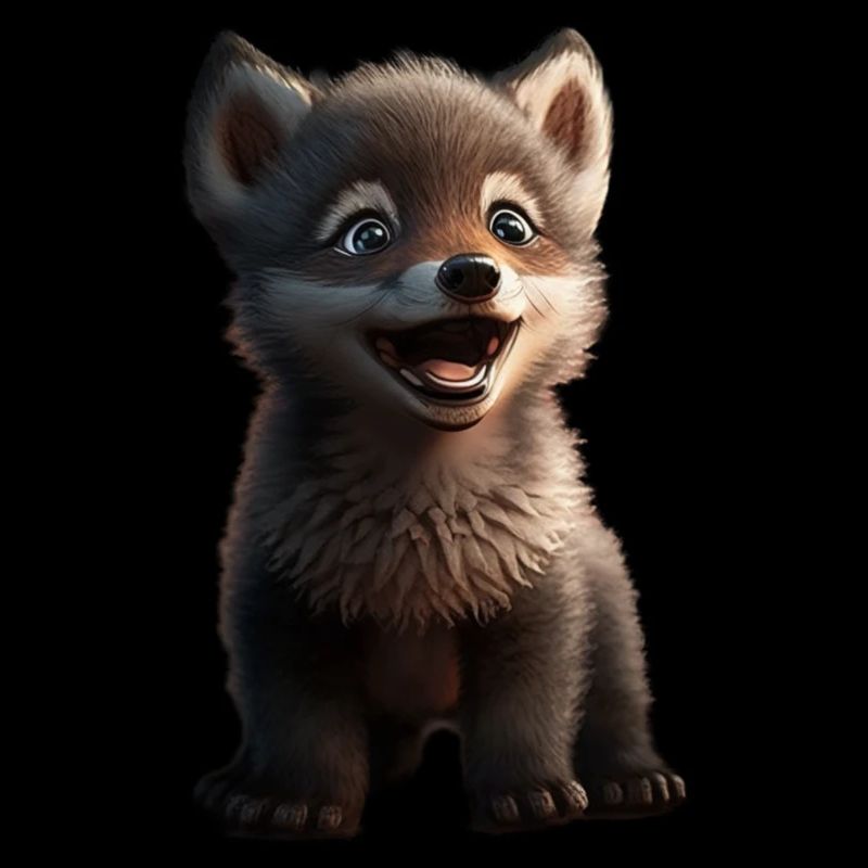 Wolf Süß cute